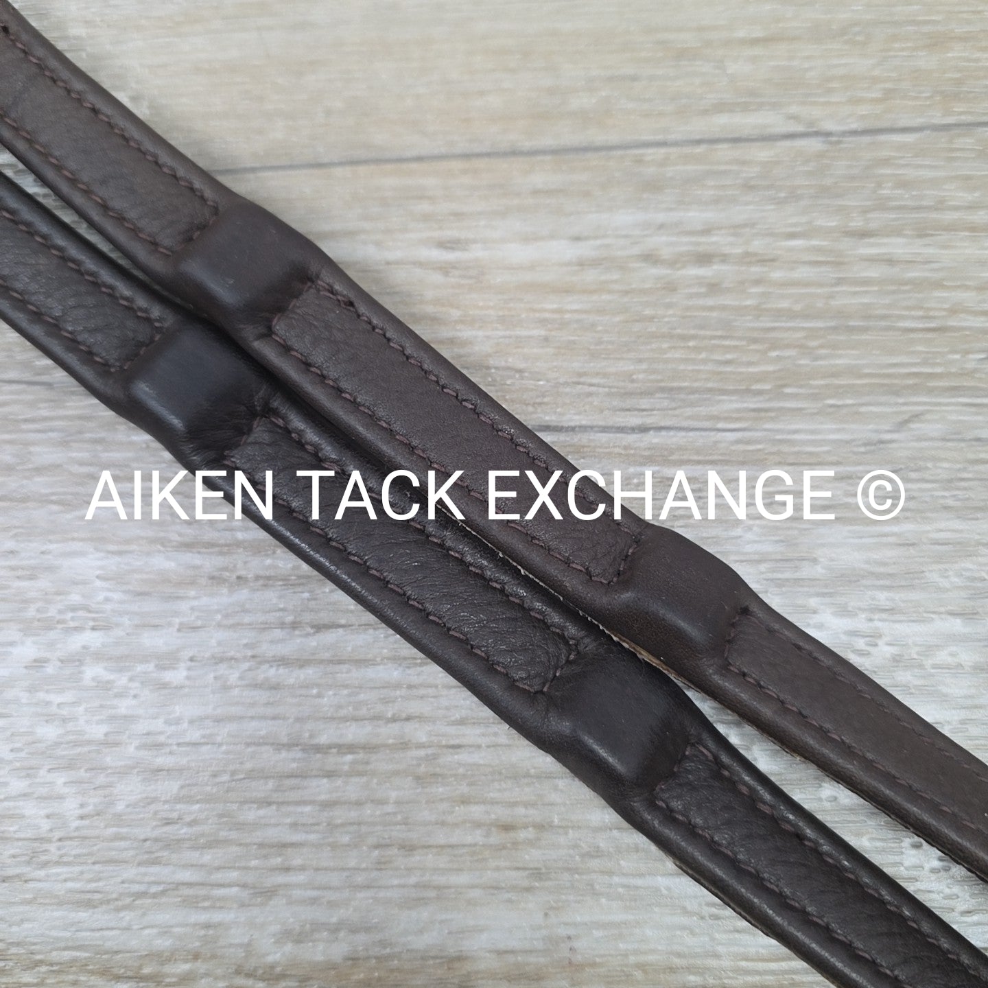 Schockemohle Durasoft Grip Reins, Brown, Size Full