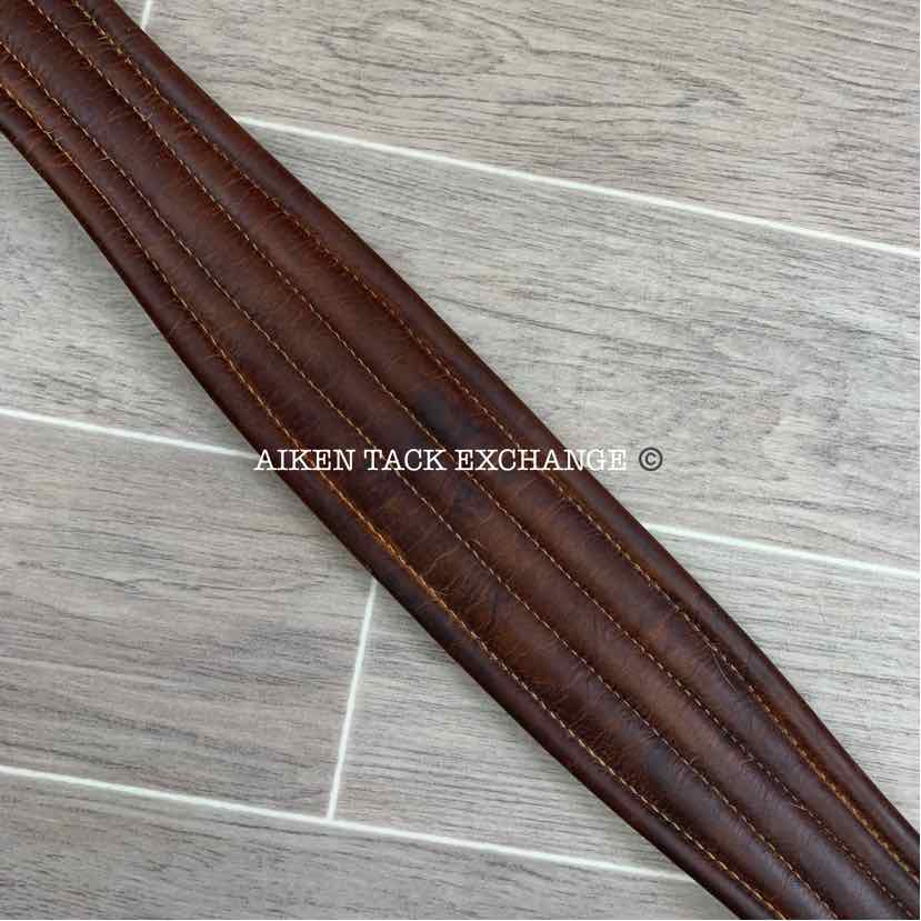 Edgewood Padded Leather Girth, Brown, 50"