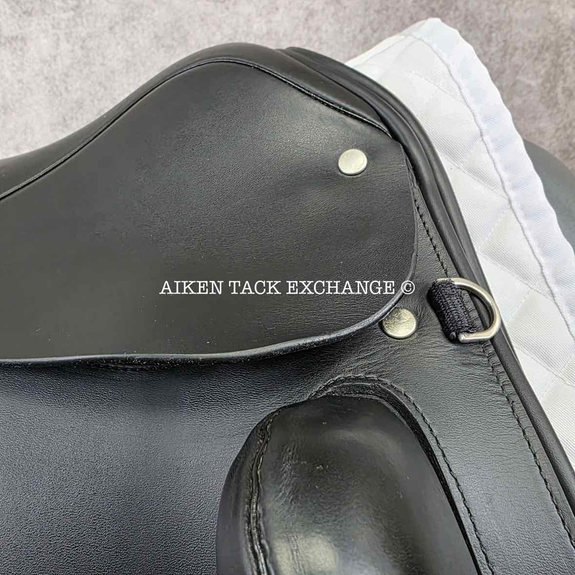 Centaur by Michael Stokes Para Dressage Saddle, 18" Seat, Medium Tree, Wool Flocked Panels