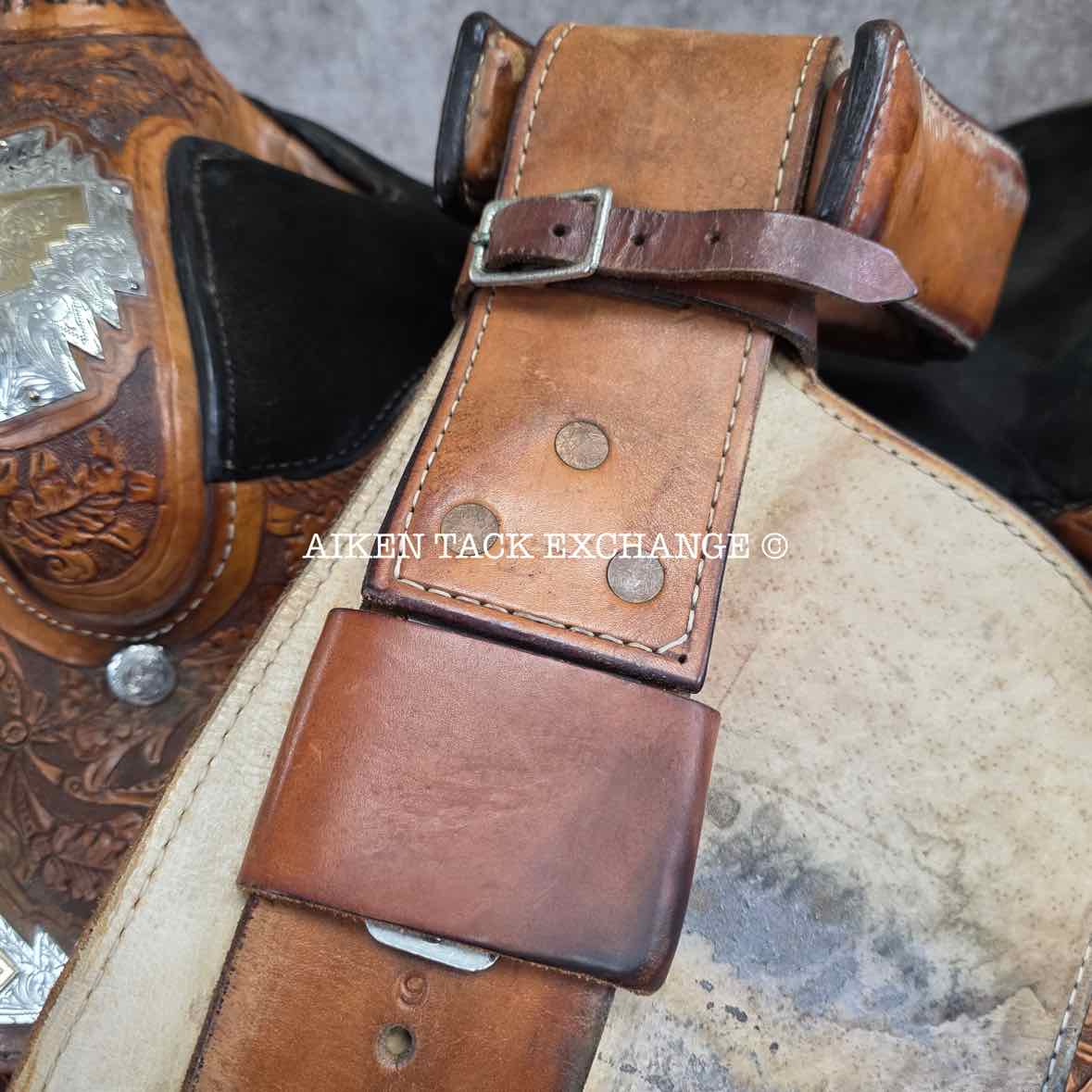 Dale Chavez Western Saddle, 16" Seat, Regular Tree - Semi QH Bars, Comes with Matching Bridle