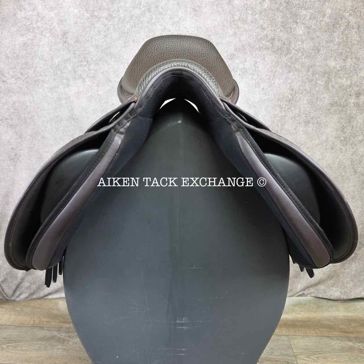 Dover Synthetic ProRide Close Contact Jump Saddle, 16.5" Seat, Medium Tree, Wool Flocked Panels