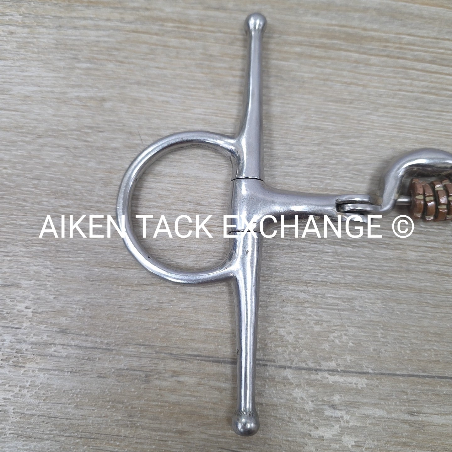Full Cheek Double Hinged Ported Bit with Copper Links 5"