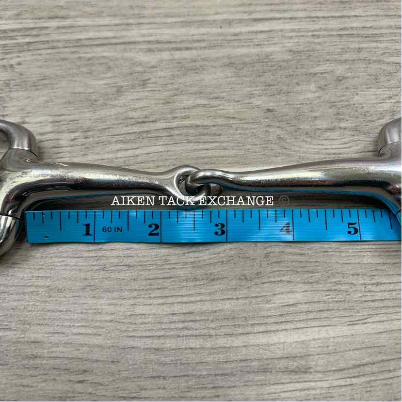 Stubben Single Joint Eggbutt Bradoon Bit 5.25"