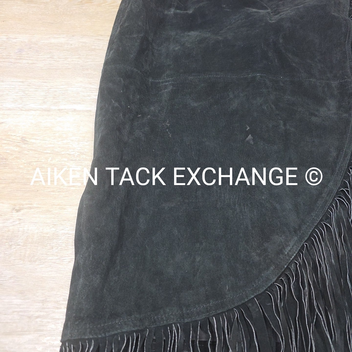 Newport News Suede Fringe Skirt, Women's 16