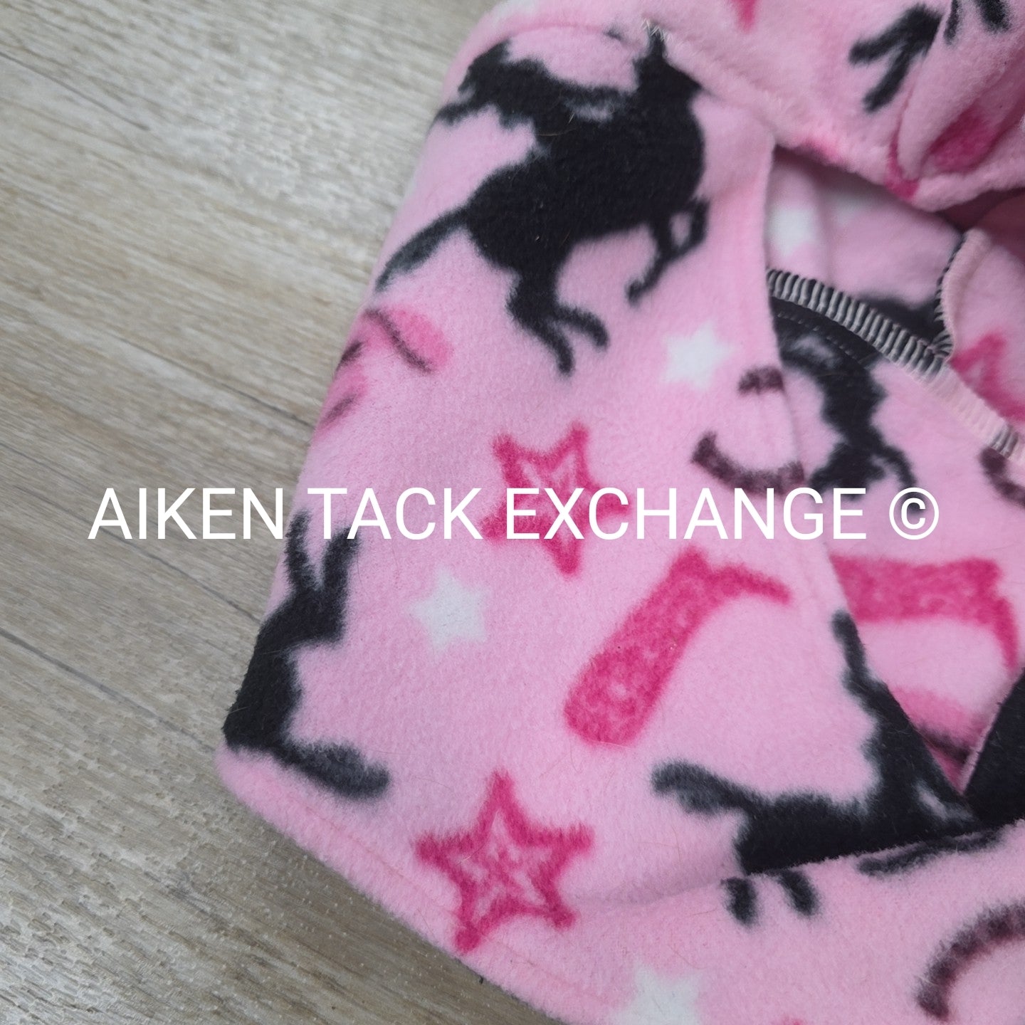 Pink Fleece Hood w/ Neck Gaiter