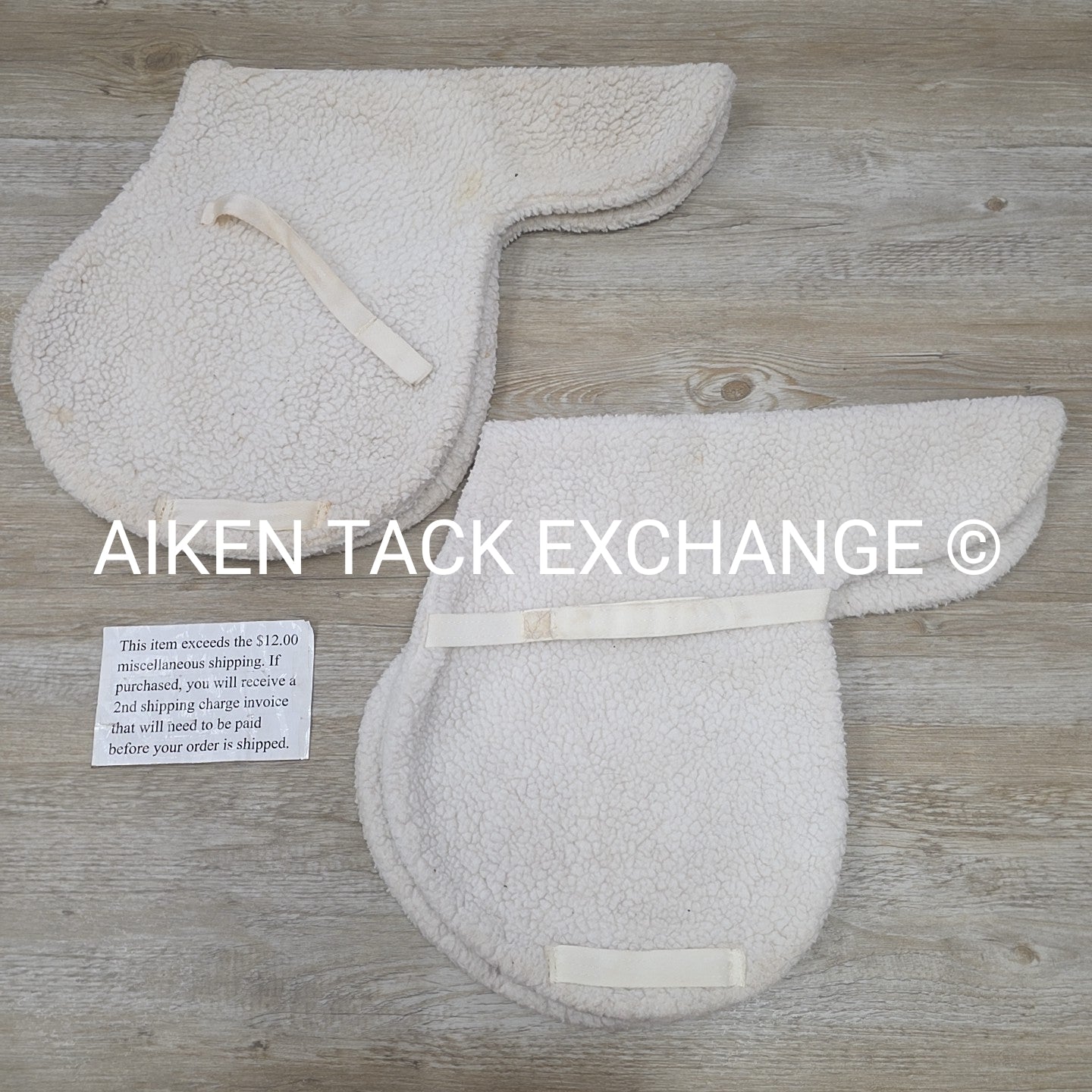 BARGAIN BUNDLE: 2 Jack's Fleece Contour Saddle Pads