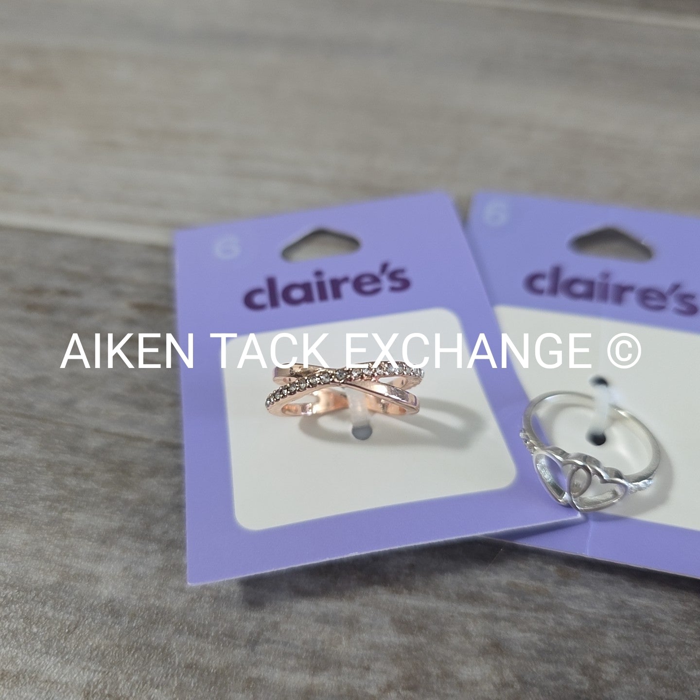 Claire's Rings (3) - Size 6