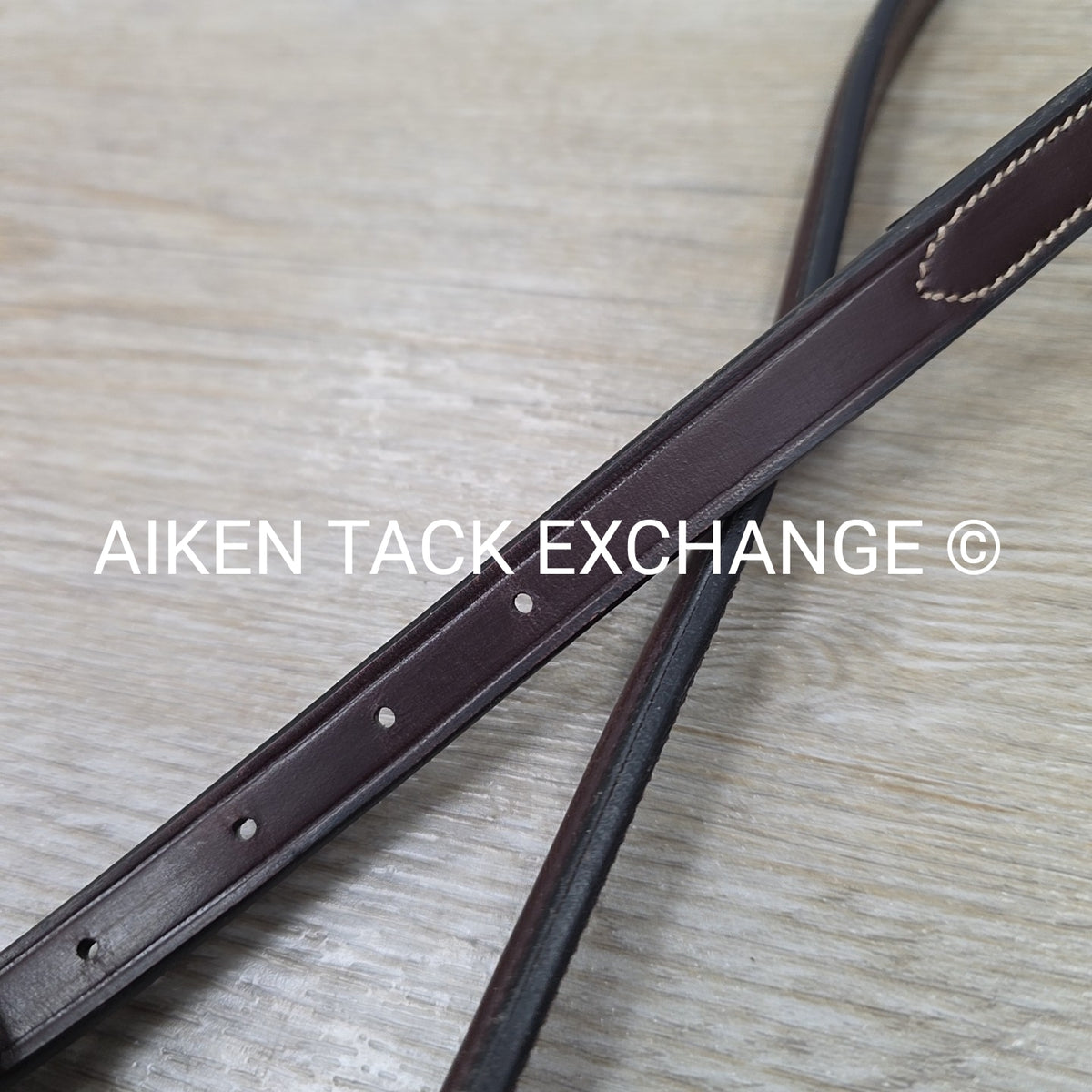 Fancy Stitched Standing Martingale, Brown, Size X-Full
