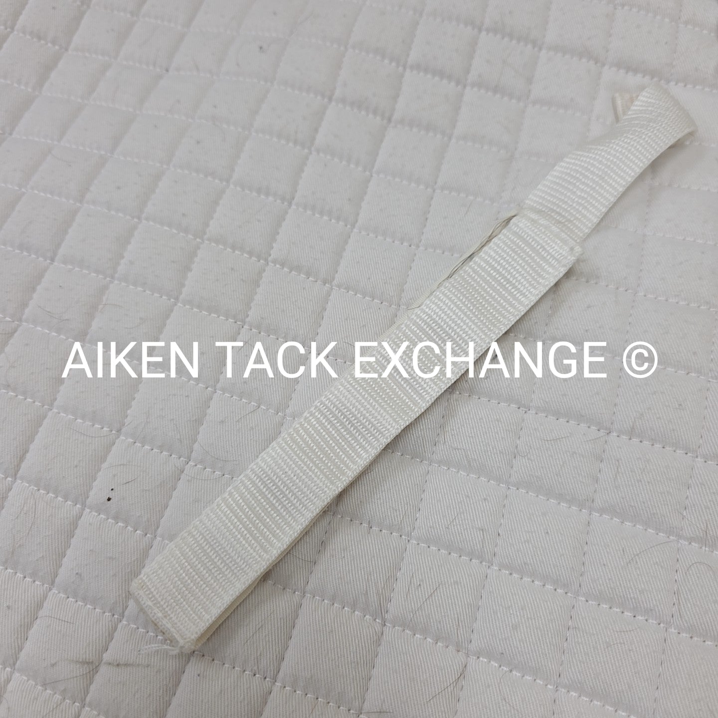 Shires Fleece Shaped Saddle Pad, White, Size Large