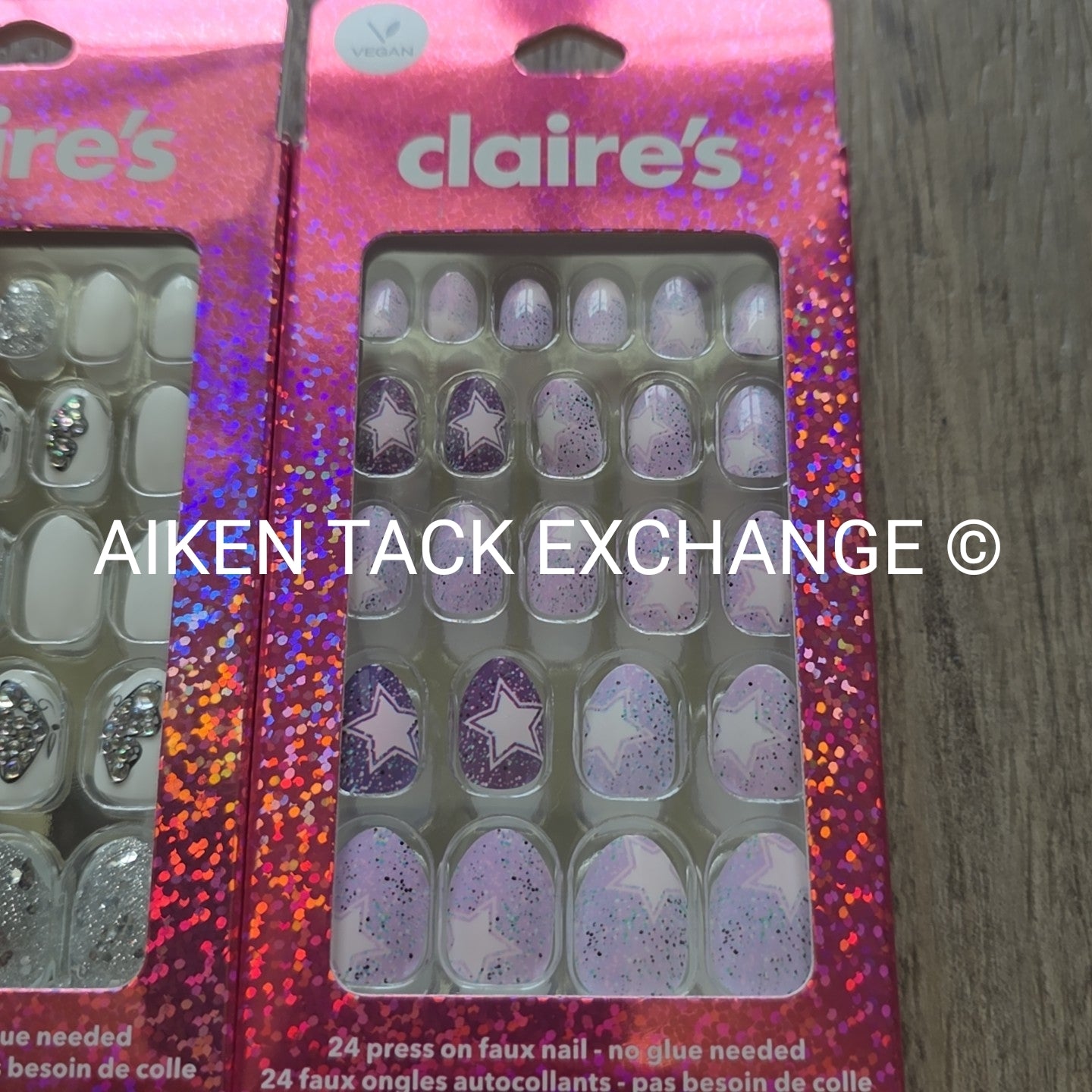 Claire's Press-On Nails (2 Sets) - 24 Count Each (48 Total)