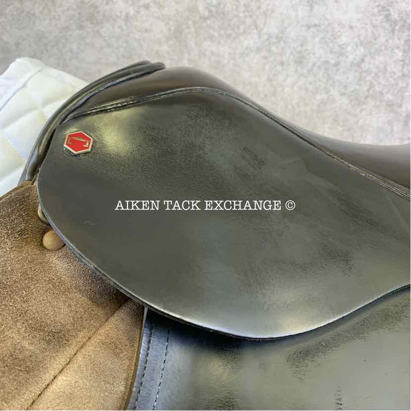 Albion Legend 5000 All Purpose Jump Saddle, 17.5" Seat, Medium Wide Tree, Wool Flocked Panels