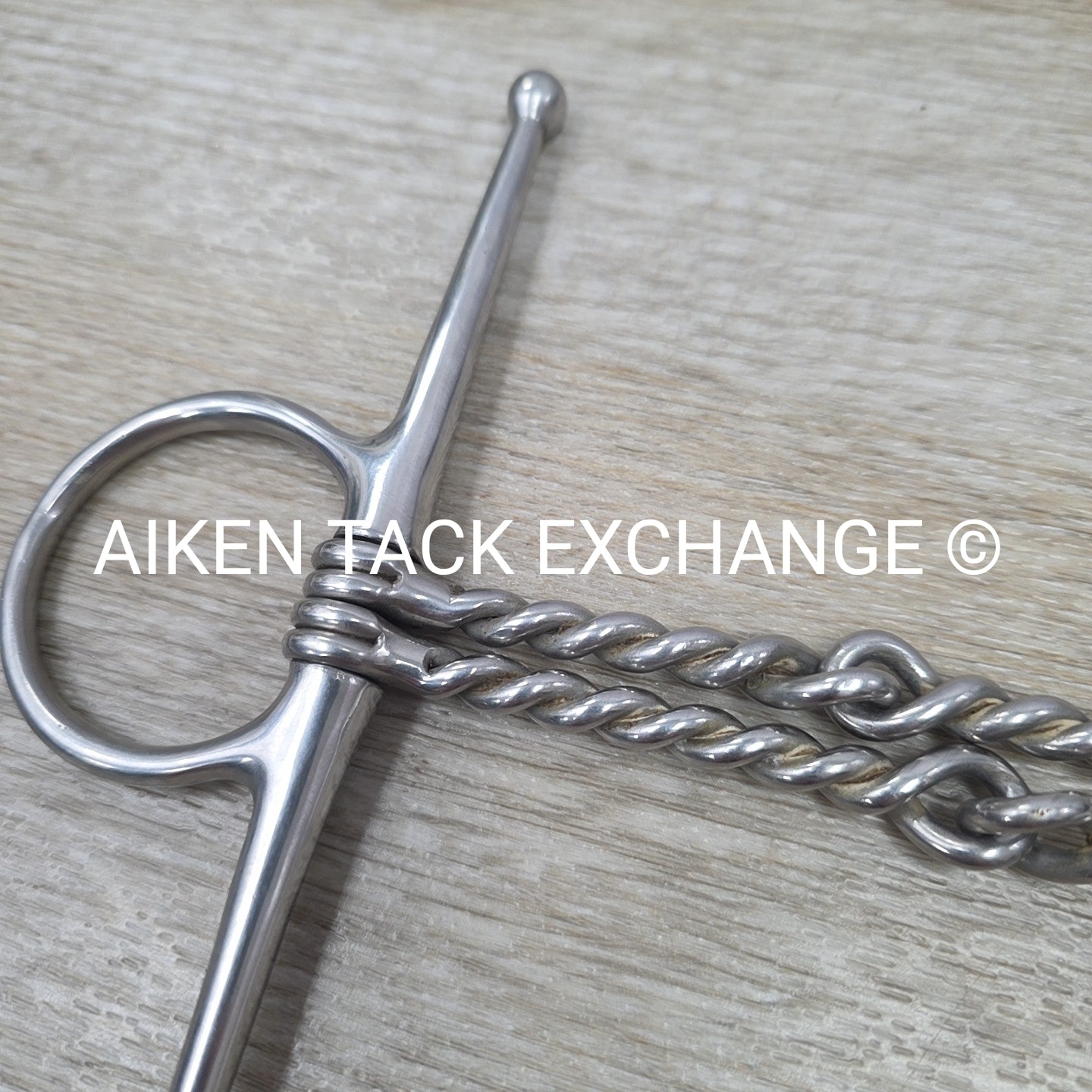 Full Cheek Double Twisted Wire Bit 5.25"