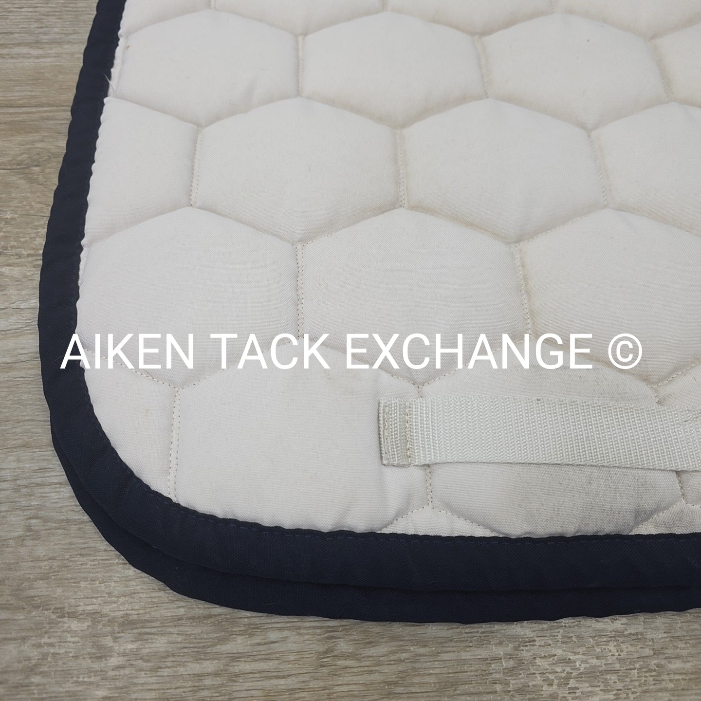 Arion Dressage Saddle Pad, White (has stains)