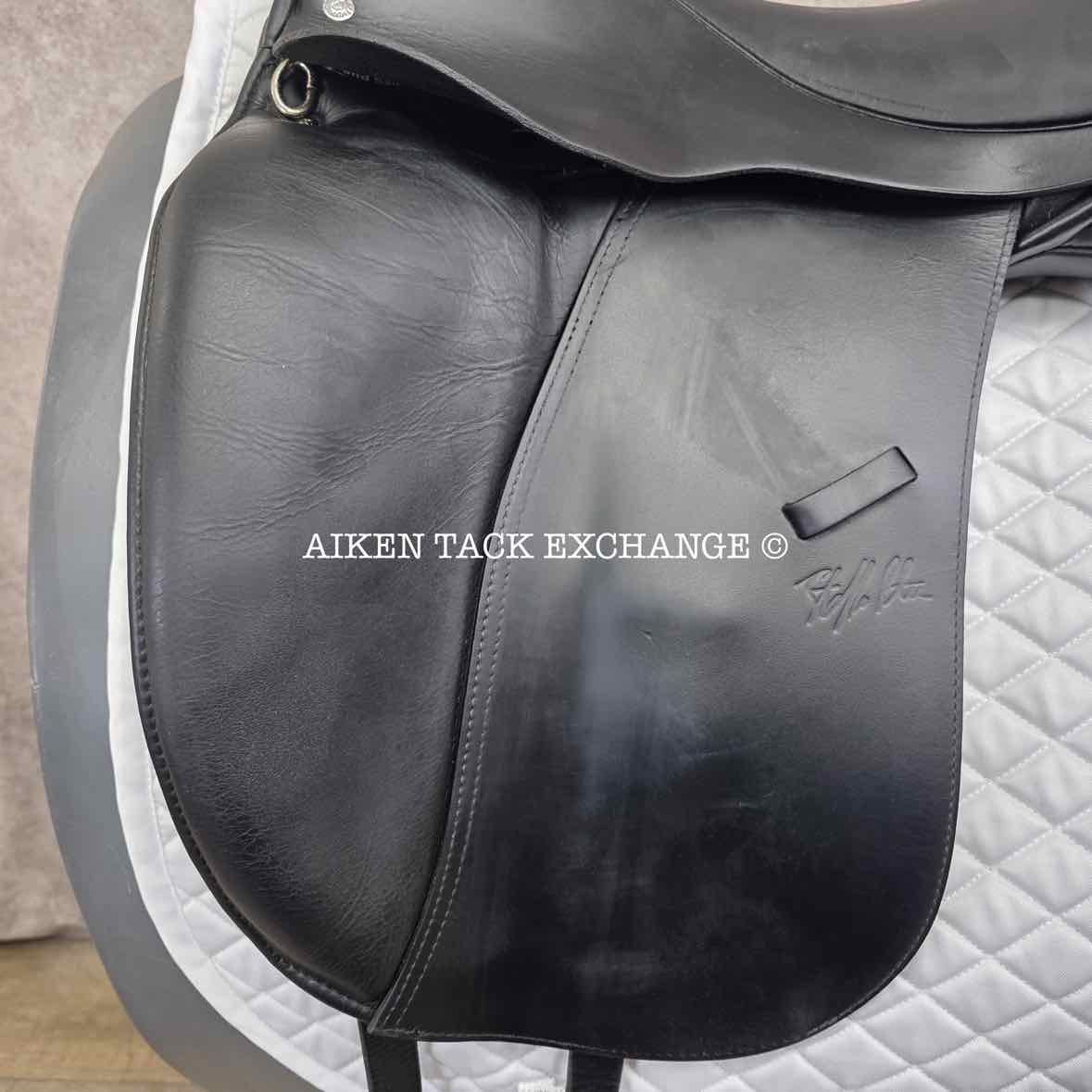 2015 Custom Saddlery Signature Steffen's Advantage Monoflap Dressage Saddle, 18" Seat, Adjustable Tree, Wool Flocked Panels