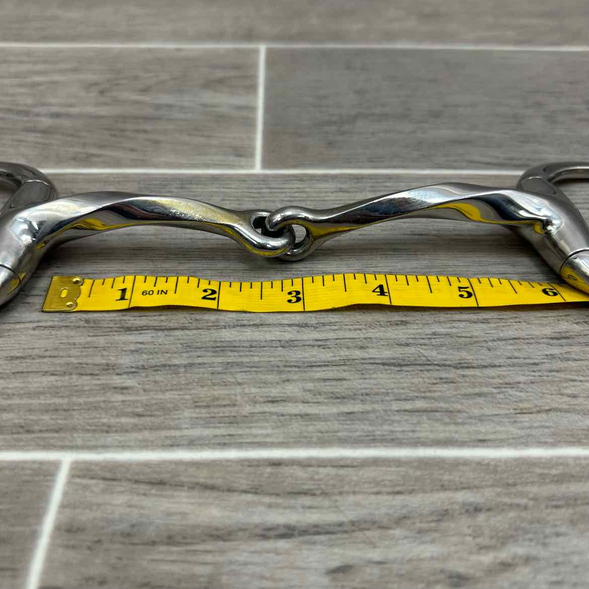 Single Joint Slow Twist Eggbutt Bit 5.75"