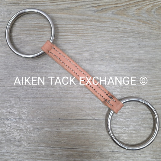 Straight Leather Loose Ring Bit 5"