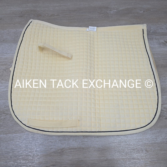 PRI Continent Quilt Cotton Velvet Dressage Saddle Pad