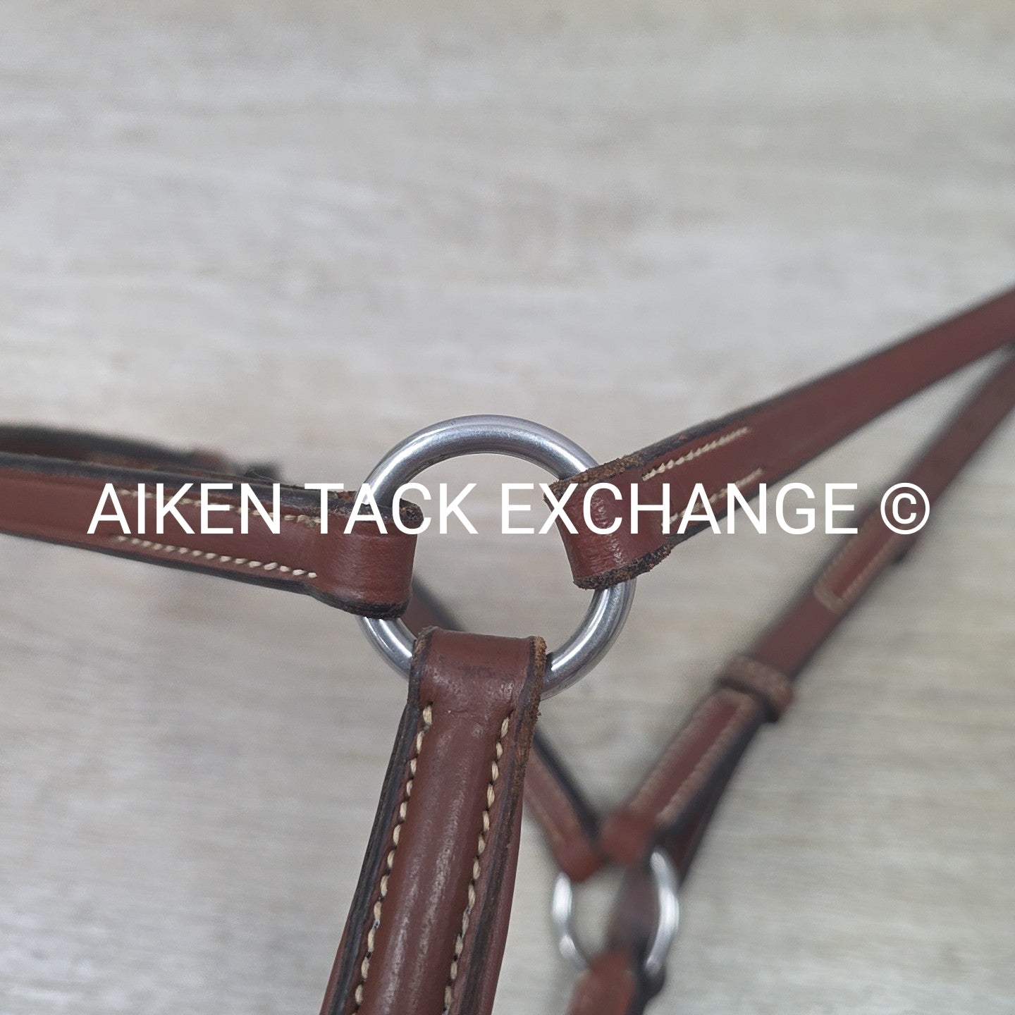 Plain Raised Figure 8 Noseband, Brown, Size Full