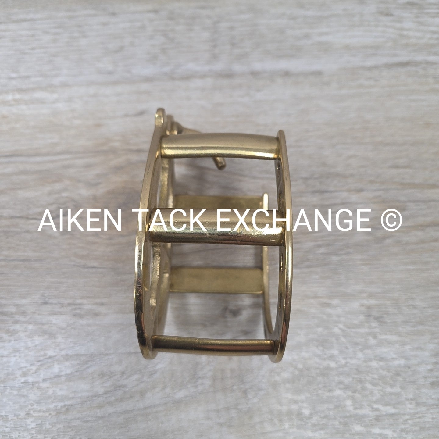 Brass Double Horseshoe Bridle Rack