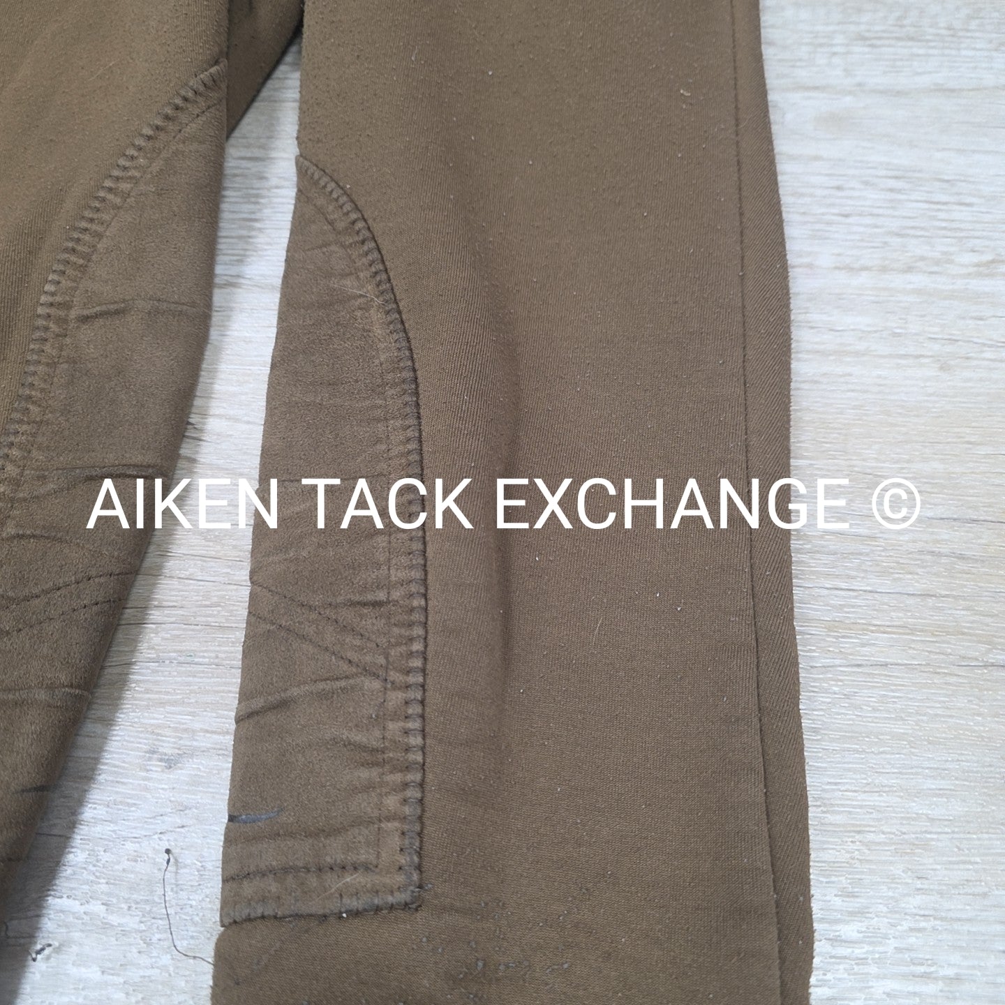 TuffRider Fleece Lined Winter Knee Patch Breeches, Size 24