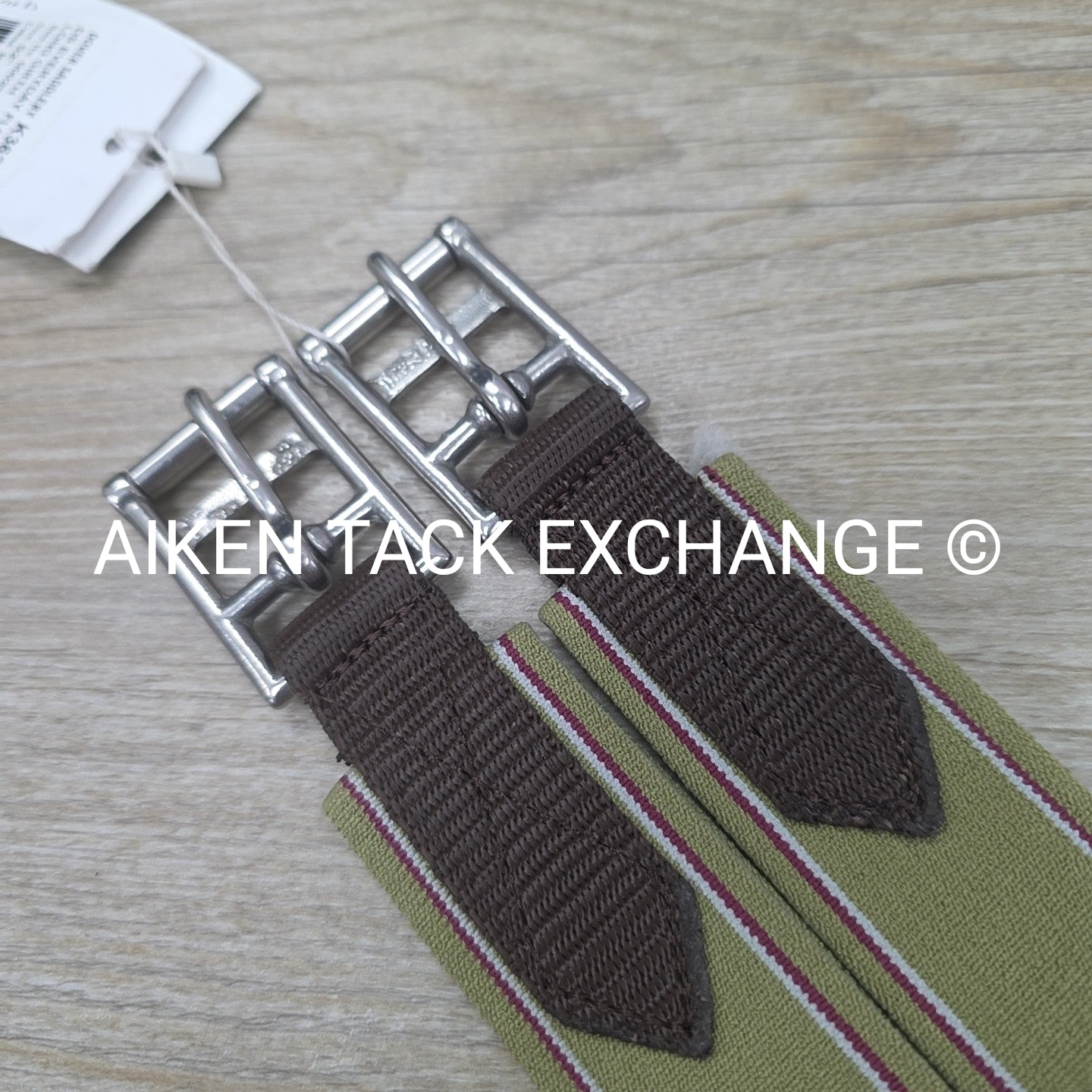 Dover Saddlery Fleece Girth with Double End Elastic, Brown, 52"