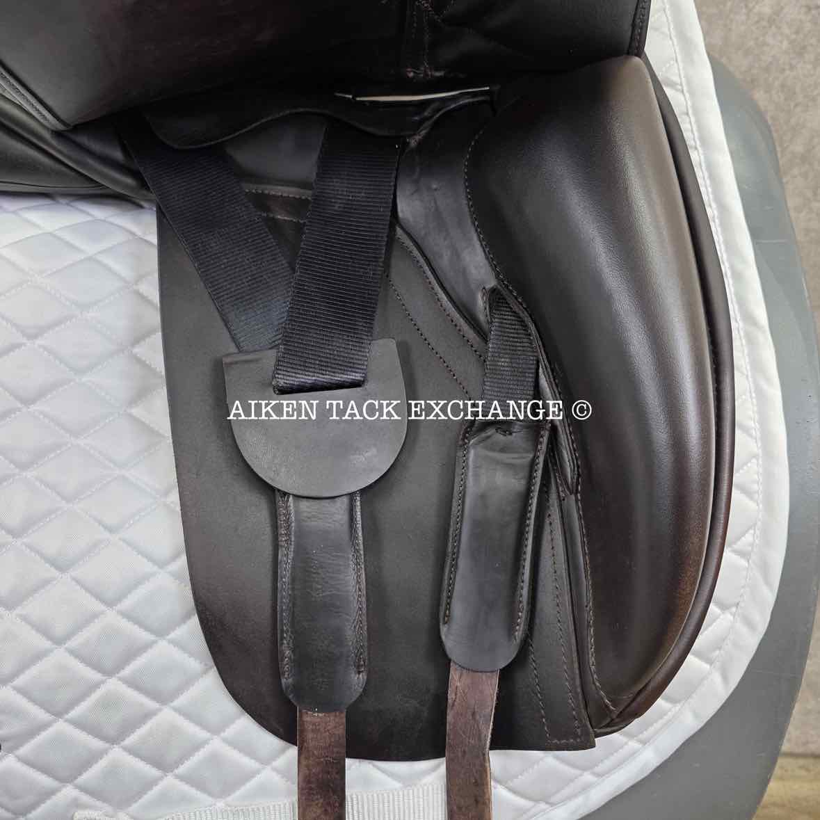 2011 Hulsebos DR CC Dressage Saddle, 18" Seat, Medium Wide Tree, Wool Flocked Panels