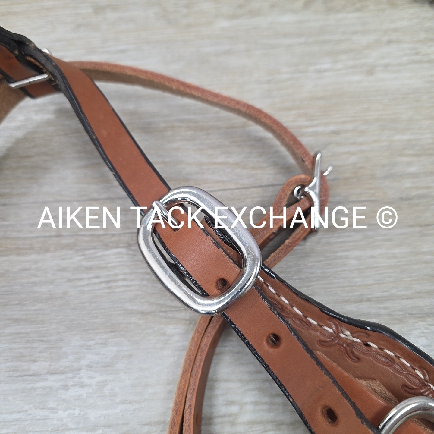 One Ear Western Bridle with Matching Wither Strap