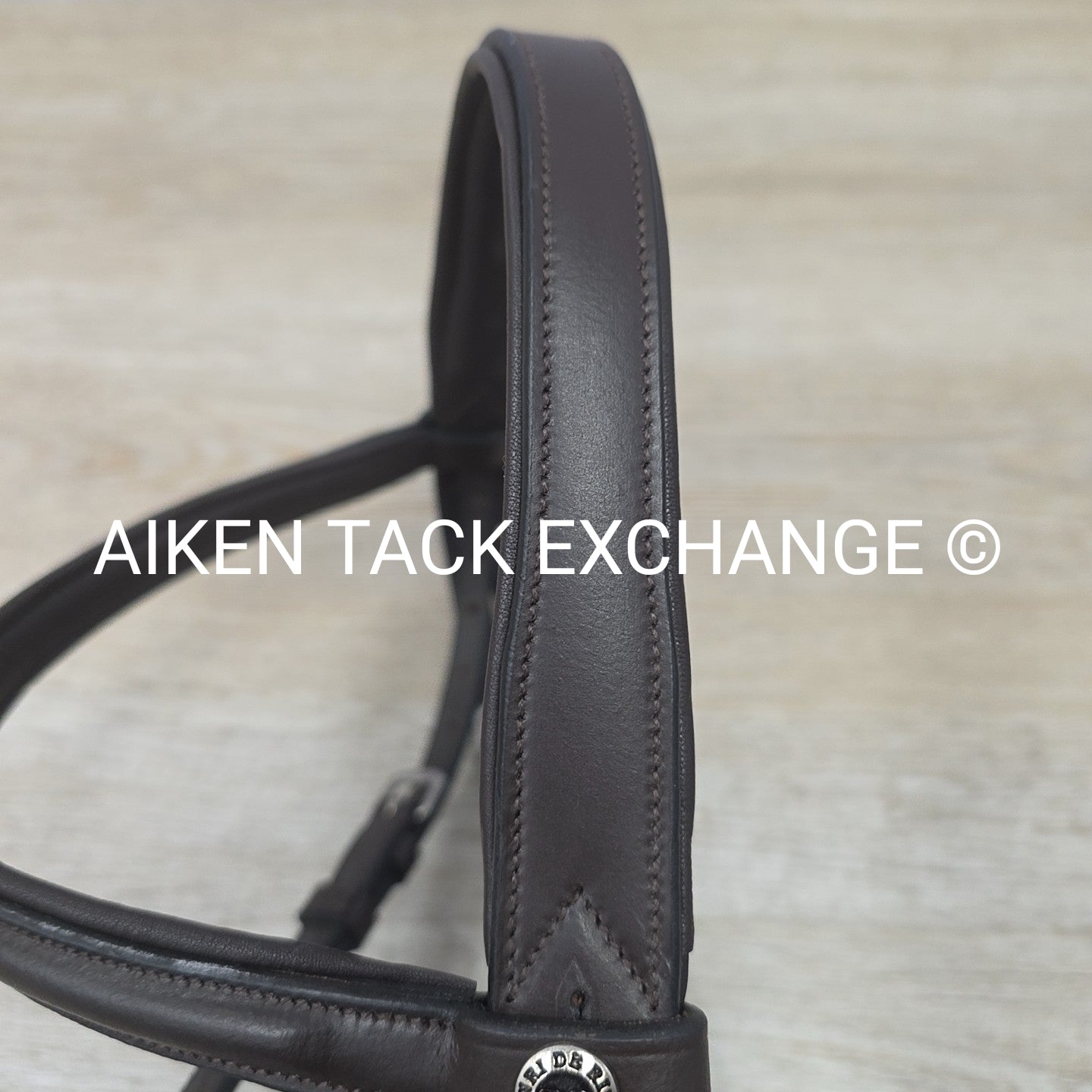 HDR Advantage Mono Crown Padded Bridle with Reins, Havana, Size Cob