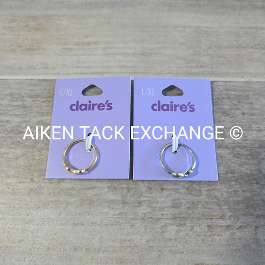 Claire's Rings (2) - Size L/XL