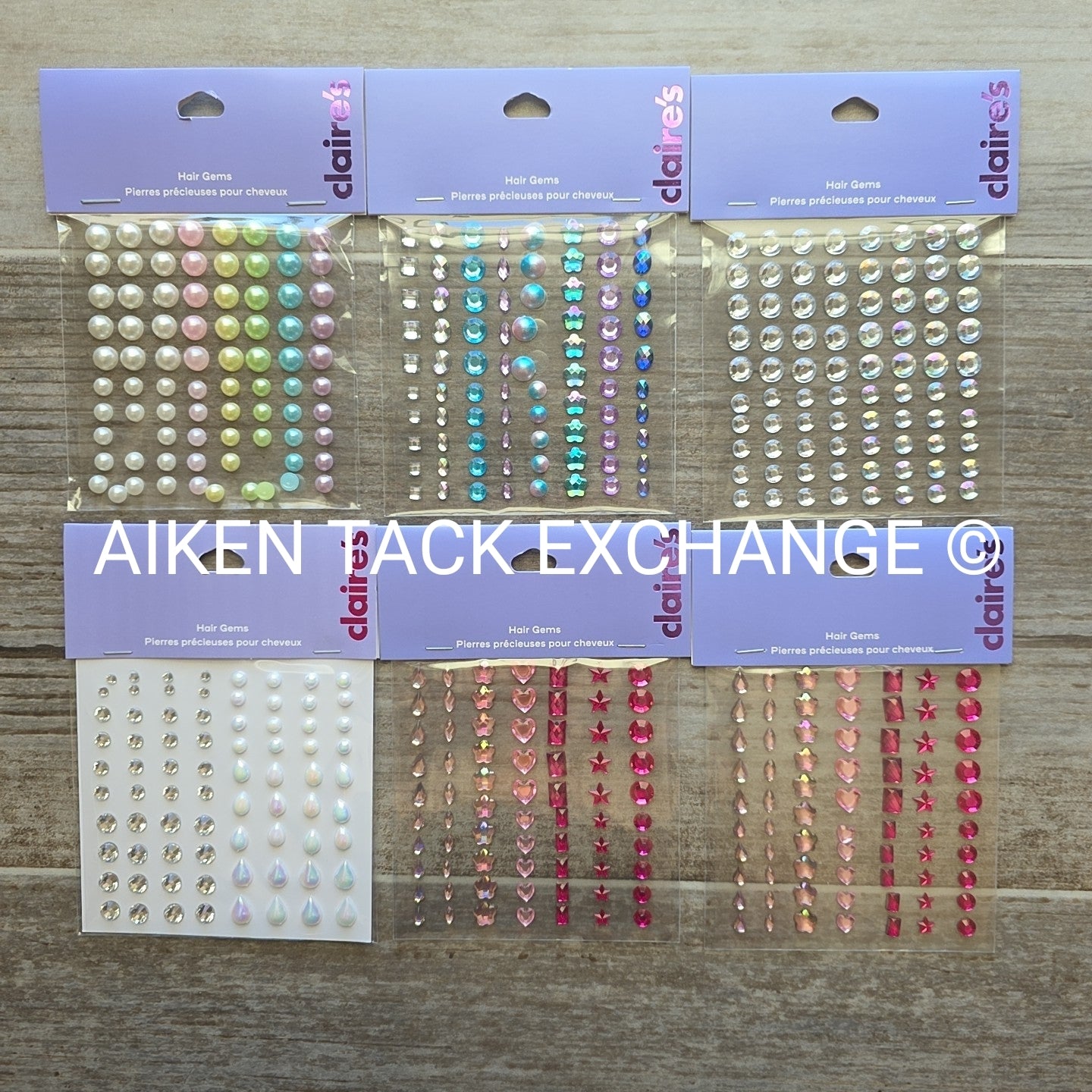Claire's Hair Gem Sets - 6 Total Sets