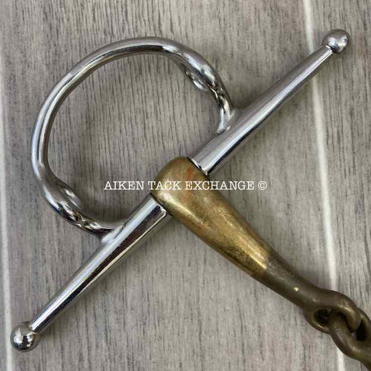 Herm Sprenger Single Joint Full Cheek Gag Bit 5.75"