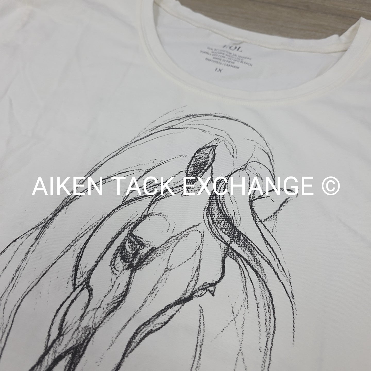 EQL by Kerrits Graceful Horse T-Shirt, Size 1X