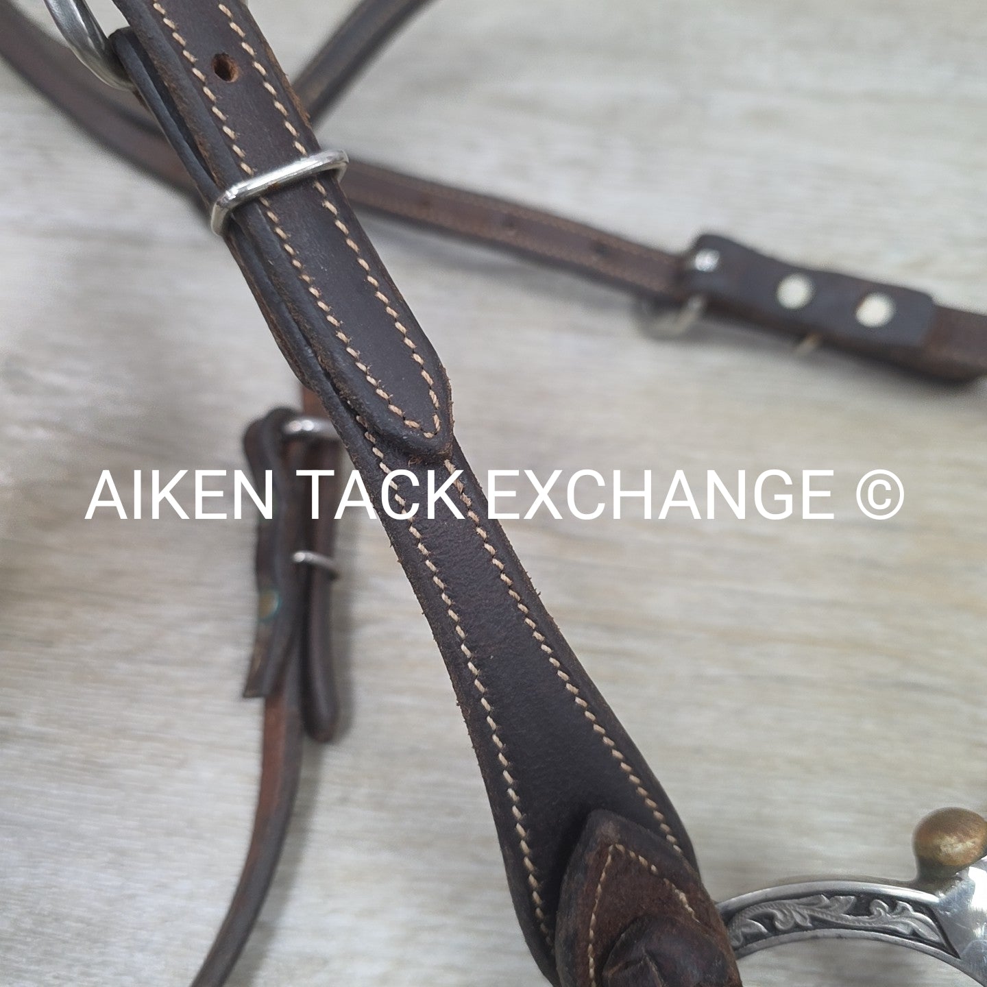 Mecate Set; Weaver Leather Bridle, Cris Cox Bit, & Downunder Horsemanship Mecate