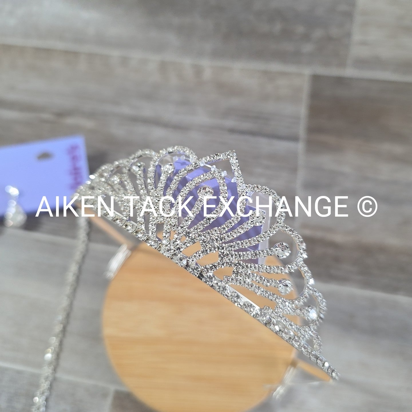 Claire's Bundle - 1 Tiara, 1 Set of Earrings, 1 Necklace