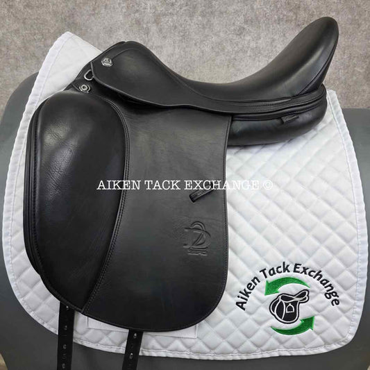 2021 Prestige X-D2 K Zero Dressage Saddle, 18" Seat, Medium Tree, Wool Flocked Panels