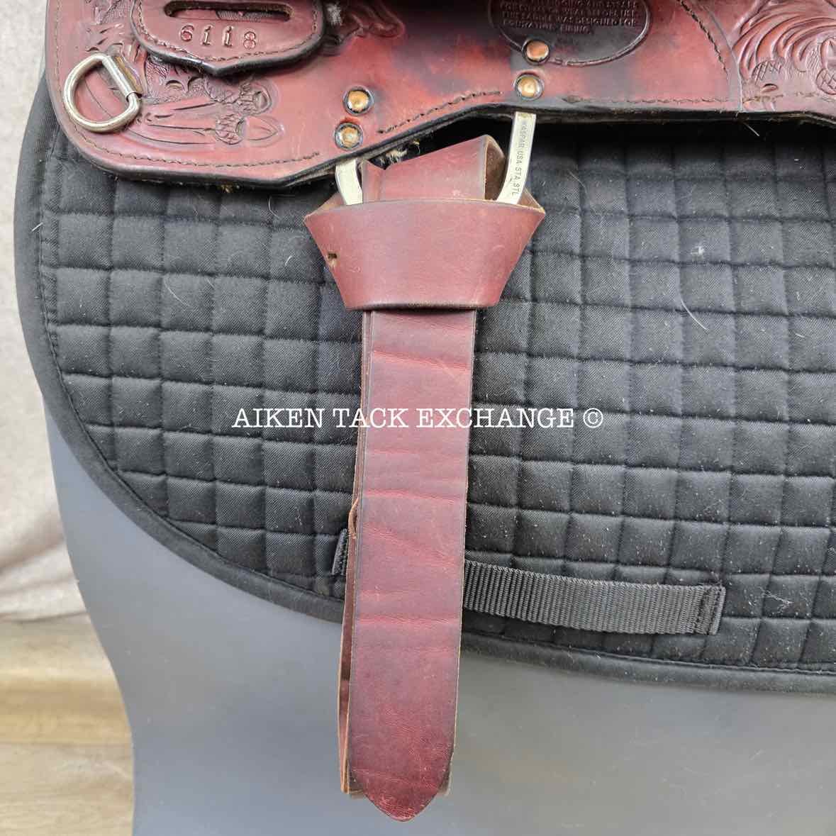 Billy Royal Western Saddle, 15.5" Seat, Regular Tree - Semi QH Bars