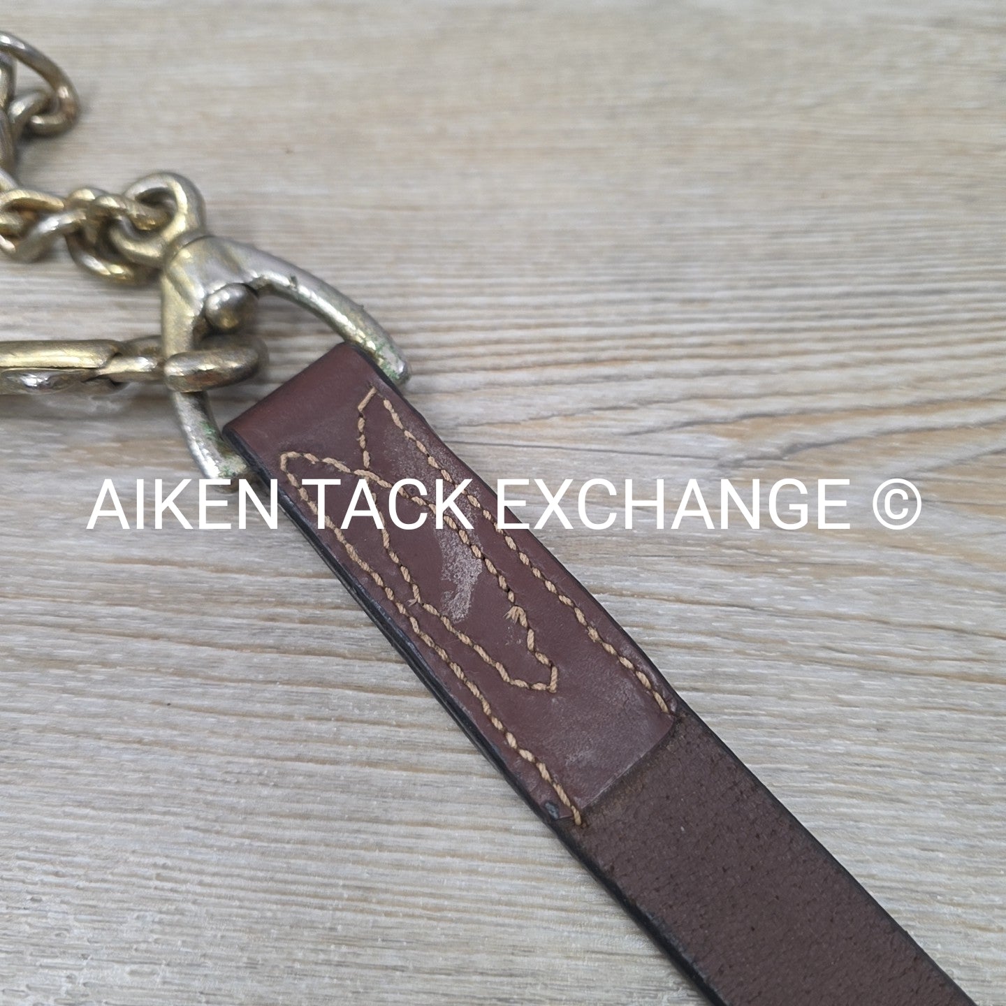 Leather Lead with Chain