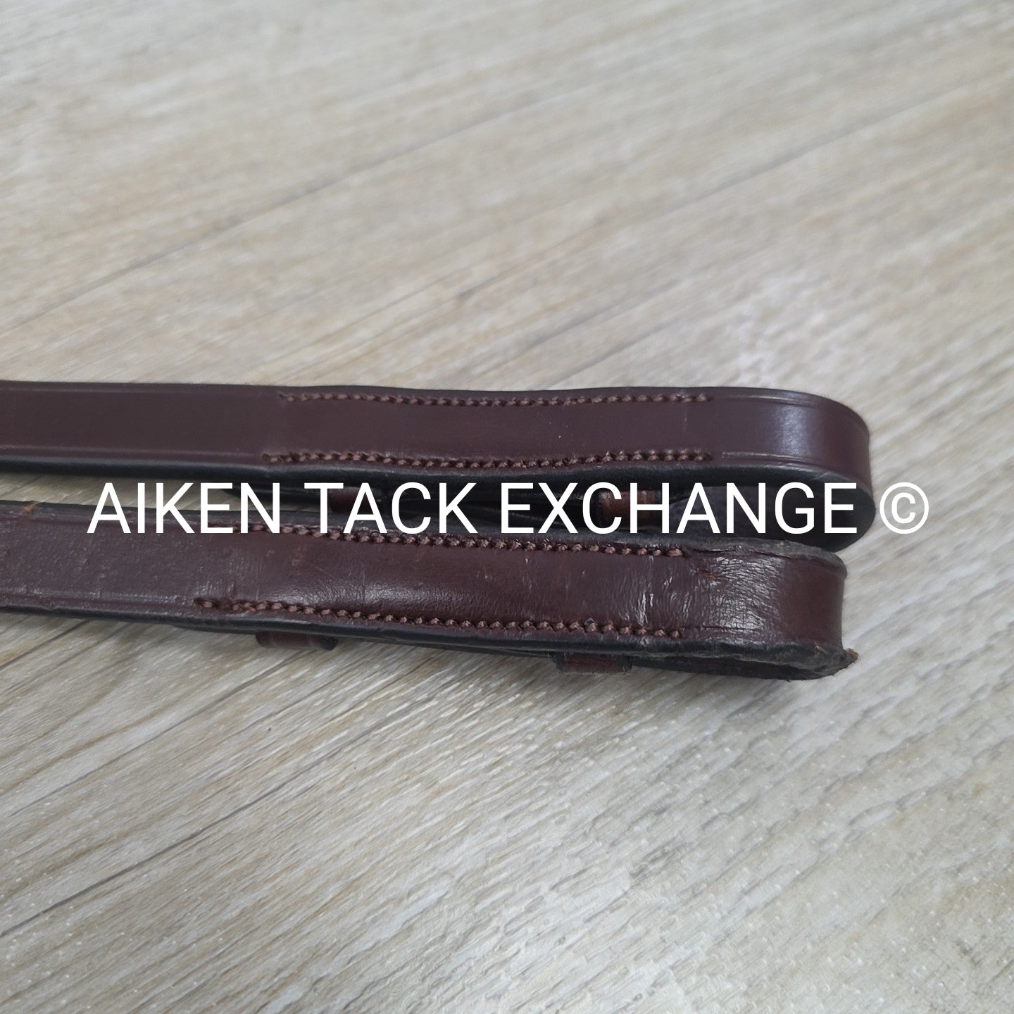 KL Select Red Barn Rubber Grip Reins, Brown, Size Full