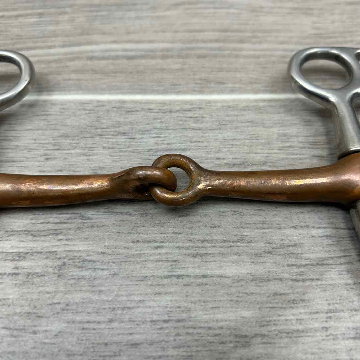 Single Joint Copper Long Shank Tom Thumb Bit 5"