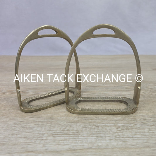Never Rust Prussian Stirrup Irons, 4.5"