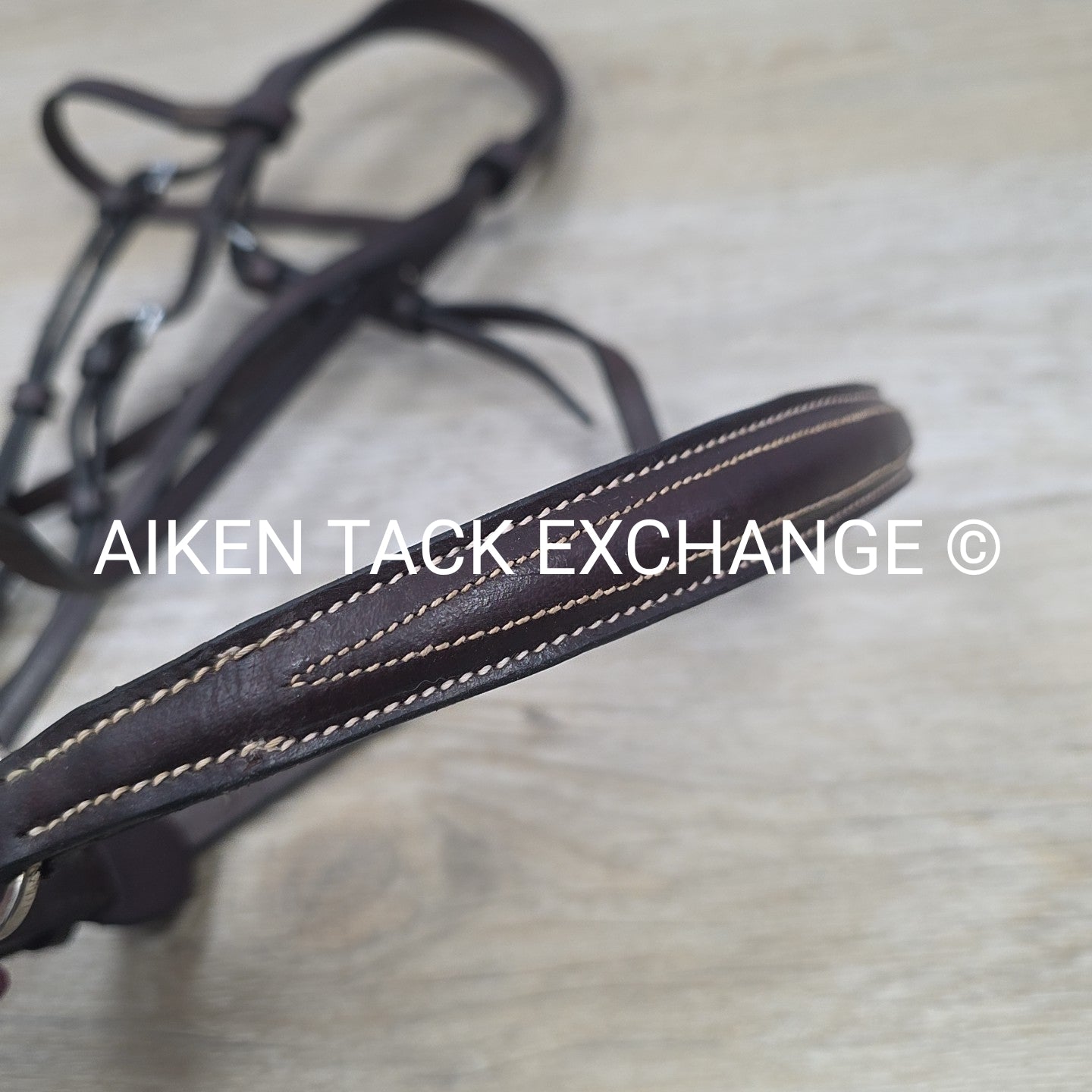 Plain Bridle with Drop Noseband, No Reins, Brown, Size Cob
