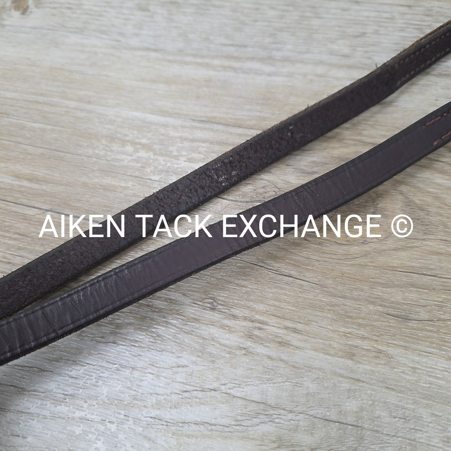 Nunn Finer Super Grip Soft Rubber Reins, Brown, 58"