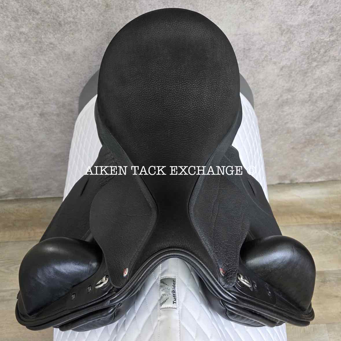 2025 Custom Saddlery Wolfgang Constanze 2 Monoflap Dressage Saddle, 17.5" Seat, Adjustable Tree, Wool Flocked Panels
