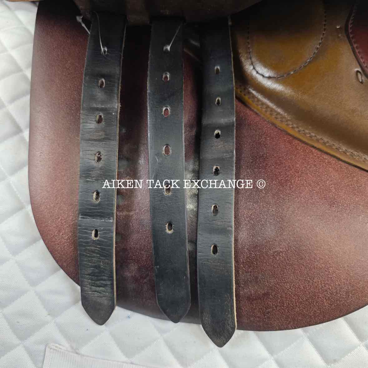 Stubben Edelweiss CS Close Contact Jump Saddle, 17" Seat, 31cm Tree - MW, Wool Flocked Panels