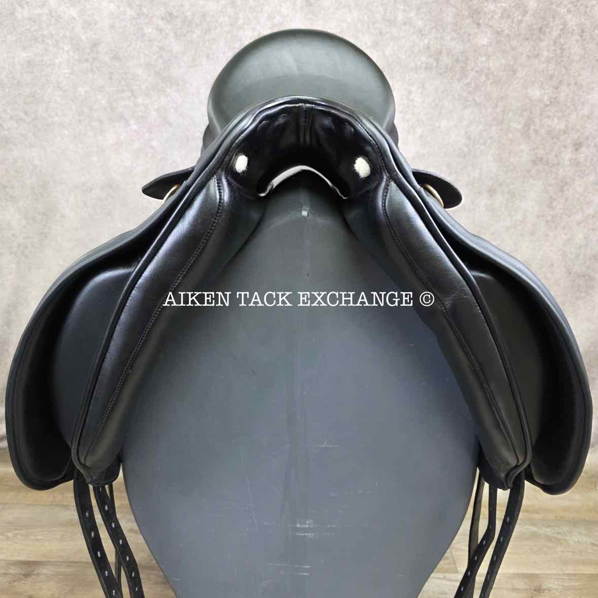 Albion SLK Dressage Saddle, 17.5" Seat, Adjusta-Tree: Set to Wide, Wool Flocked Panels