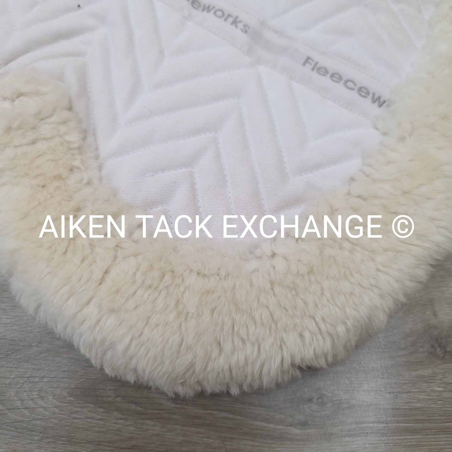 Fleeceworks Sheepskin Classic Original Half Pad with Rolled Edge, Pony