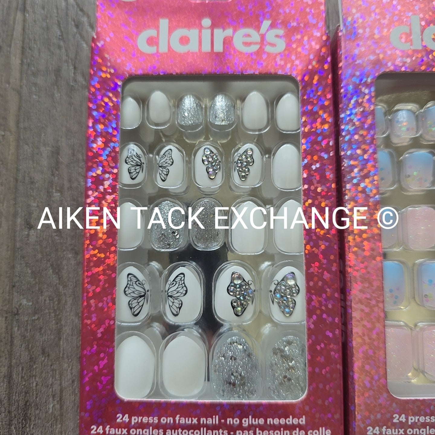 Claire's Press-On Nails (2 Sets) - 24 Count Each (48 Total)