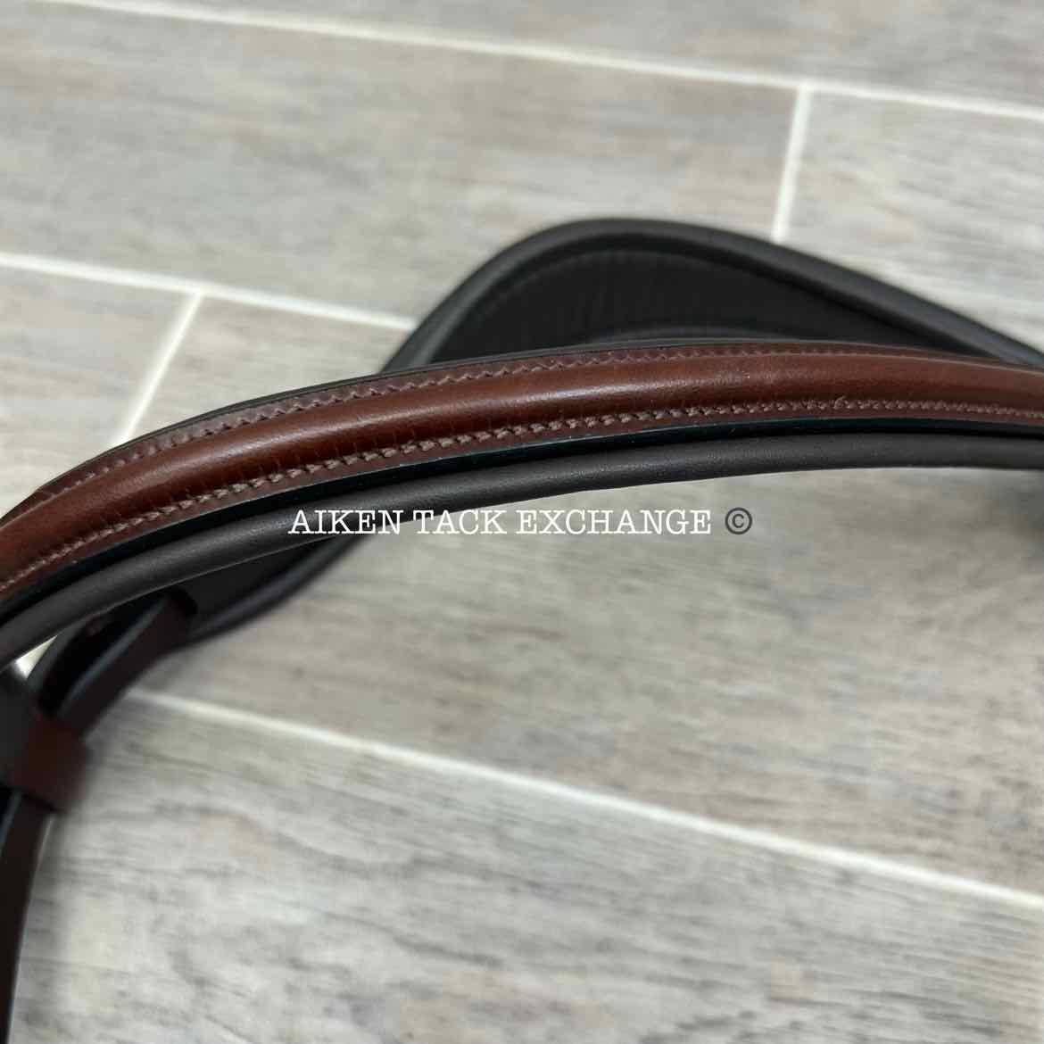 KL Select KL Italia Burghley Bridle with Reins, Brown, Size Full