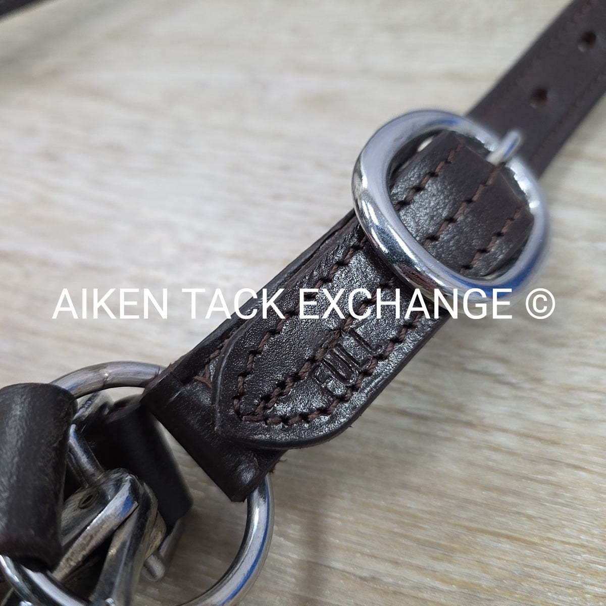 Leather Halter, Brown, Size Full