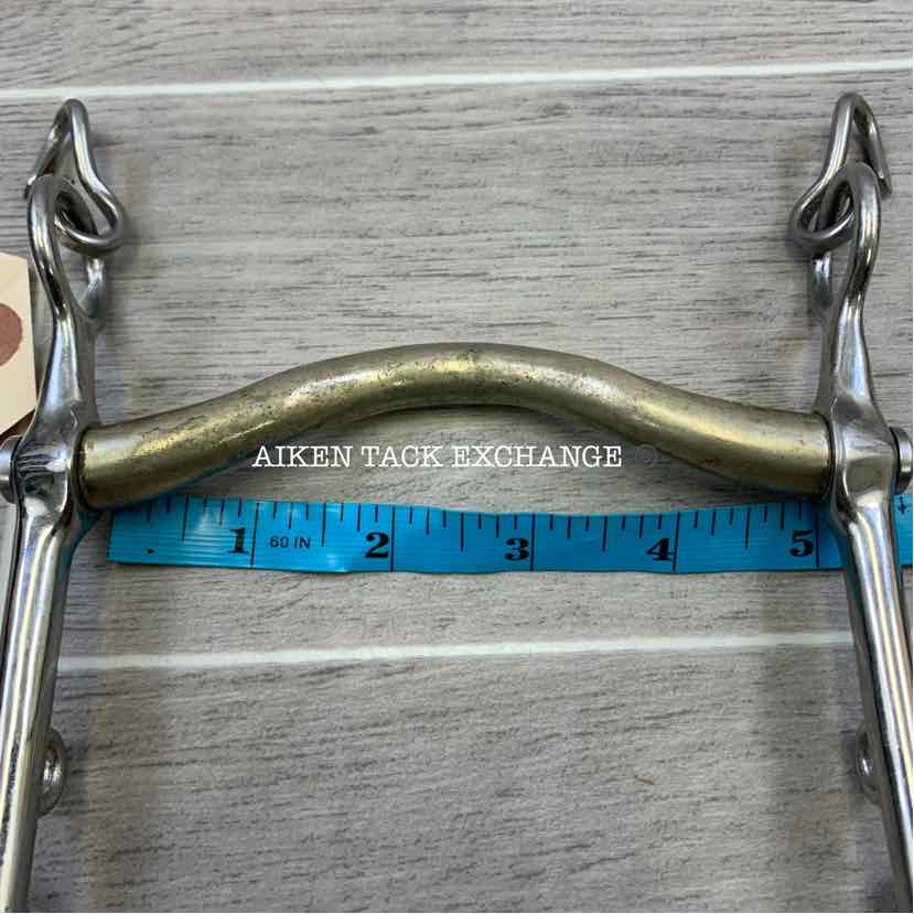 Herm Sprenger Sensogan Revolving Cheek Weymouth Bit 5"